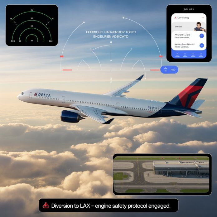 Delta Flight DL275 Diverted LAX