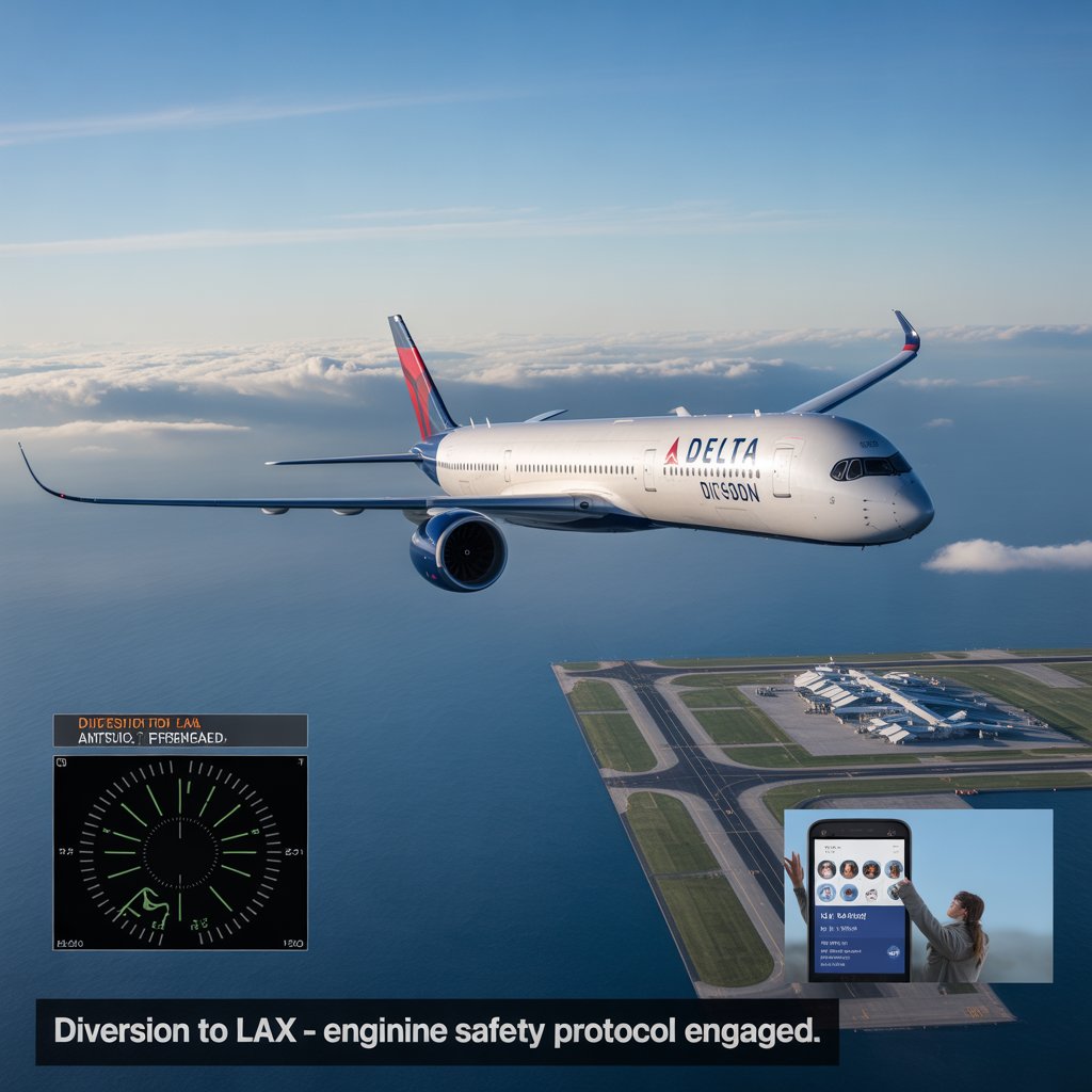Delta Flight DL275 Diverted LAX