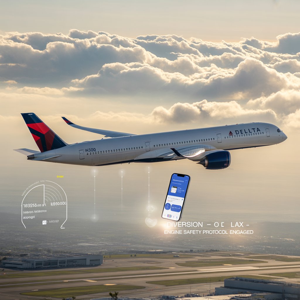 Delta Flight DL275 Diverted LAX