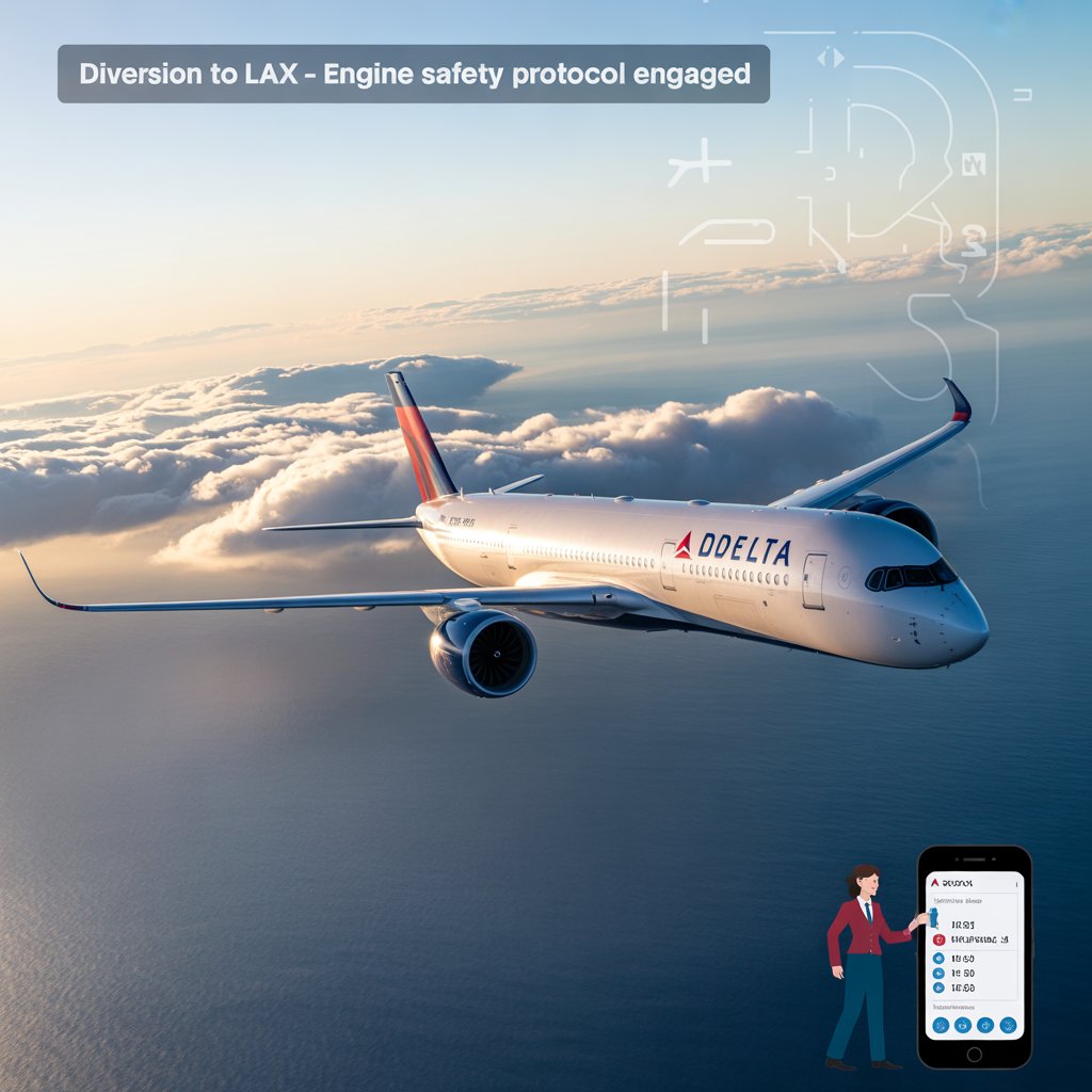 Delta Flight DL275 Diverted LAX